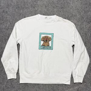 Tokyo Cultuart by Beams Toy Poodle Fried Chicken Sweatshirt White Japan Size S